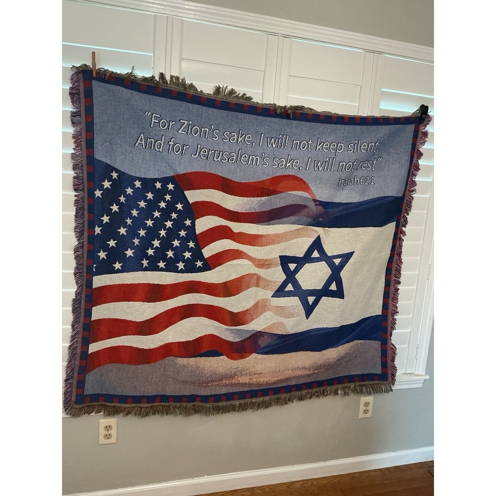 ALLIES THROW BLANKET ISAIAH 62:1 Size 50" By 60"